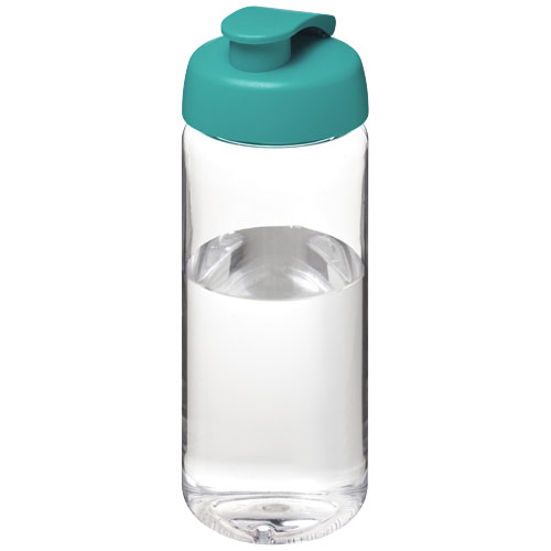 Bouteille sport promotionnelle 600 ml H2O Active® Octave Tritan™ Translucide et Bleu aqua